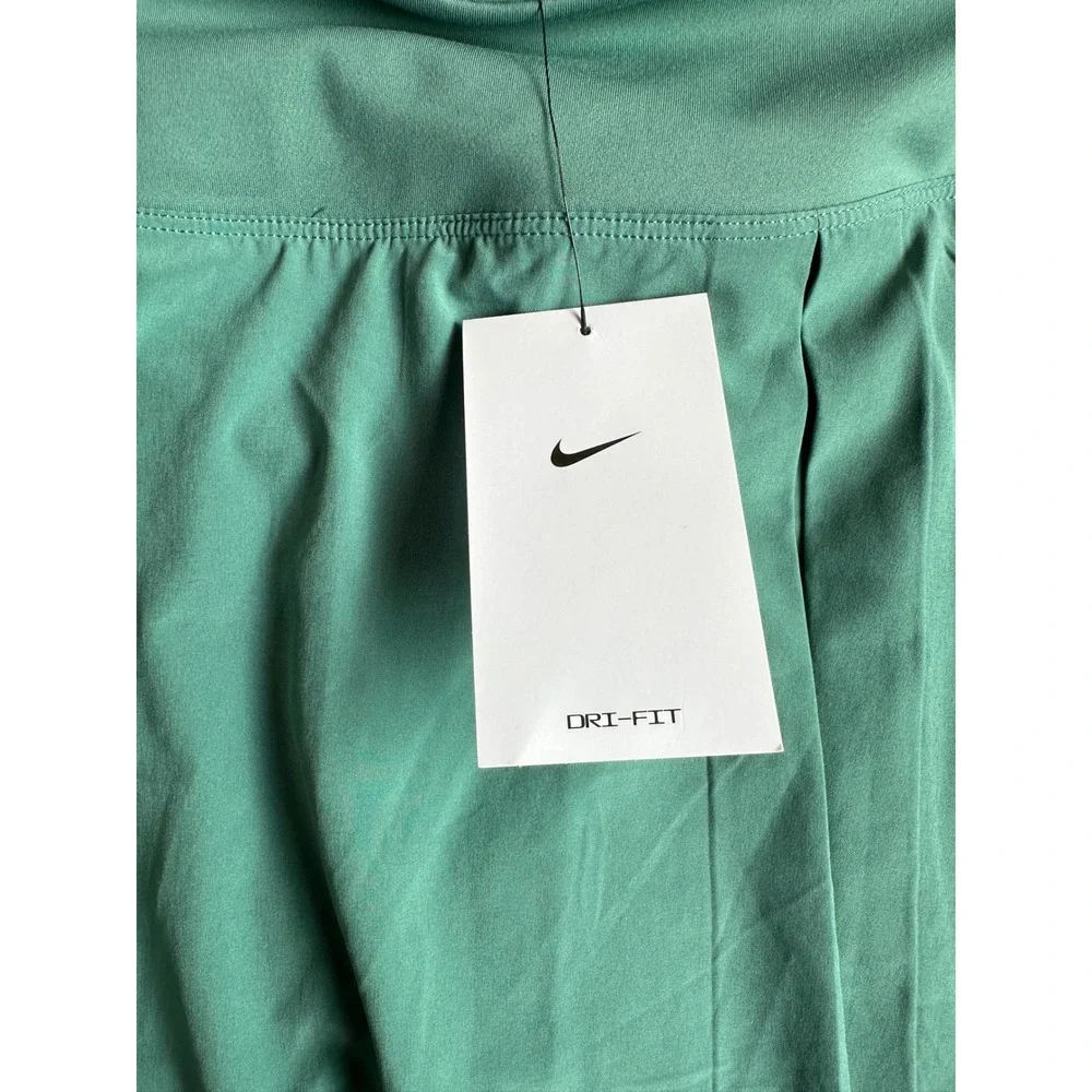 Nike Dri-FIT Advantage Pleated Tennis Skirt Green Teal Women Medium NEW